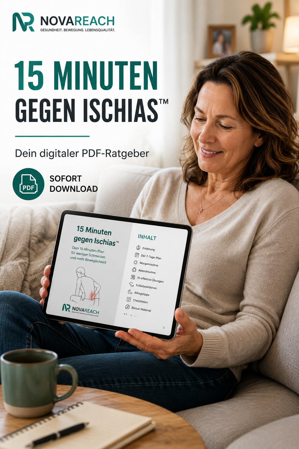 „15 Minuten gegen Ischias™ – Das digitale Rückenprogramm“
