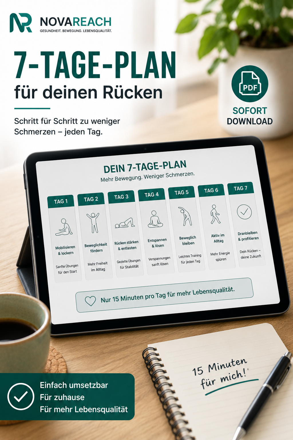 „15 Minuten gegen Ischias™ – Das digitale Rückenprogramm“